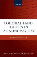 Colonial Land Policies in Palestine 1917-1936